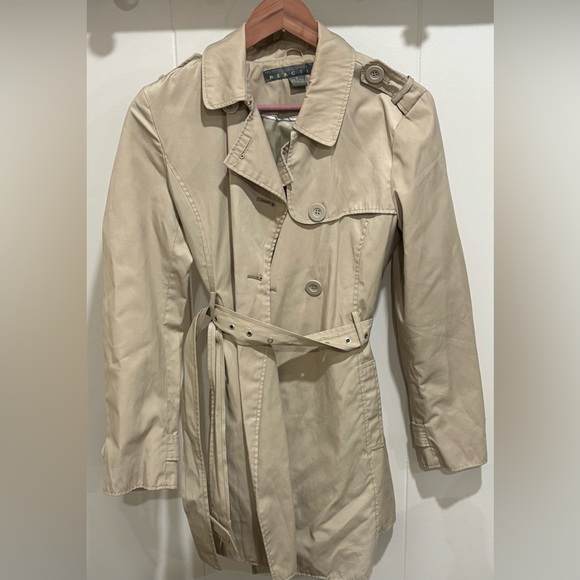 Kenneth Cole Beige Trench Coat - Picture 1 of 11